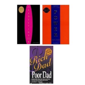 Pocket Books The Art Of Seduction-mini, 48 Laws of Power- mini, Rich Dad Poor Dad